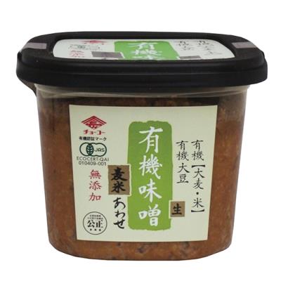 ＜チョーコー＞有機味噌 麦米合わせ 500g