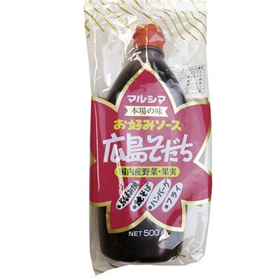 ＜マルシマ＞お好みソース 広島そだち 500g