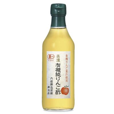 ＜内堀醸造＞美濃 有機純りんご酢 360ｍL