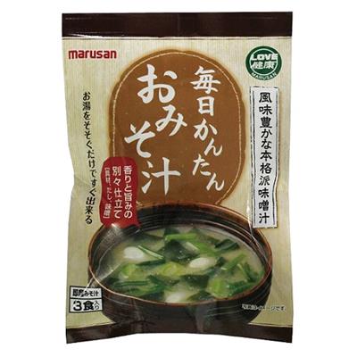 ＜マルサン＞毎日かんたんおみそ汁 8.7g×3個