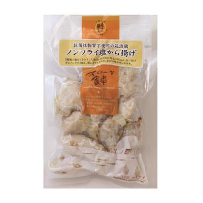 【冷凍】つくば鶏 ノンフライ若鶏塩から揚げ 180g