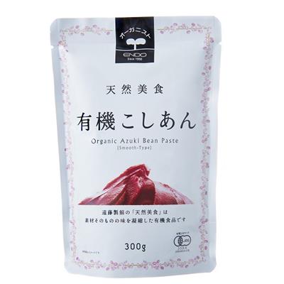 【賞味期限11/17】有機 天然美食こしあん 300g