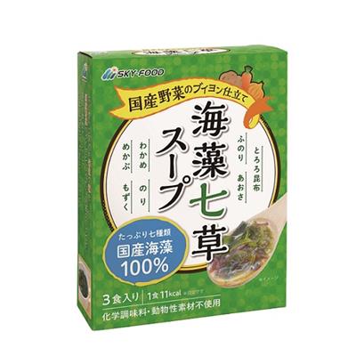 海藻七草スープ 4.8g×3袋