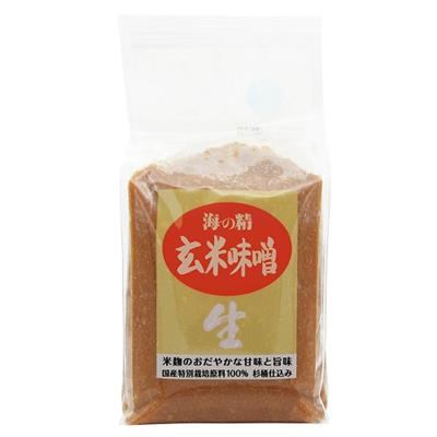 ＜海の精＞国産特栽・玄米味噌 1kg